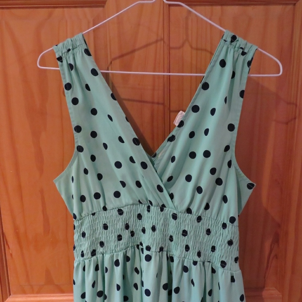 Mid-Length V Shaped Dress